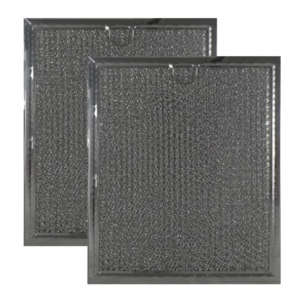 2 Pack Aluminum Mesh Grease Microwave Oven Filter Replacements