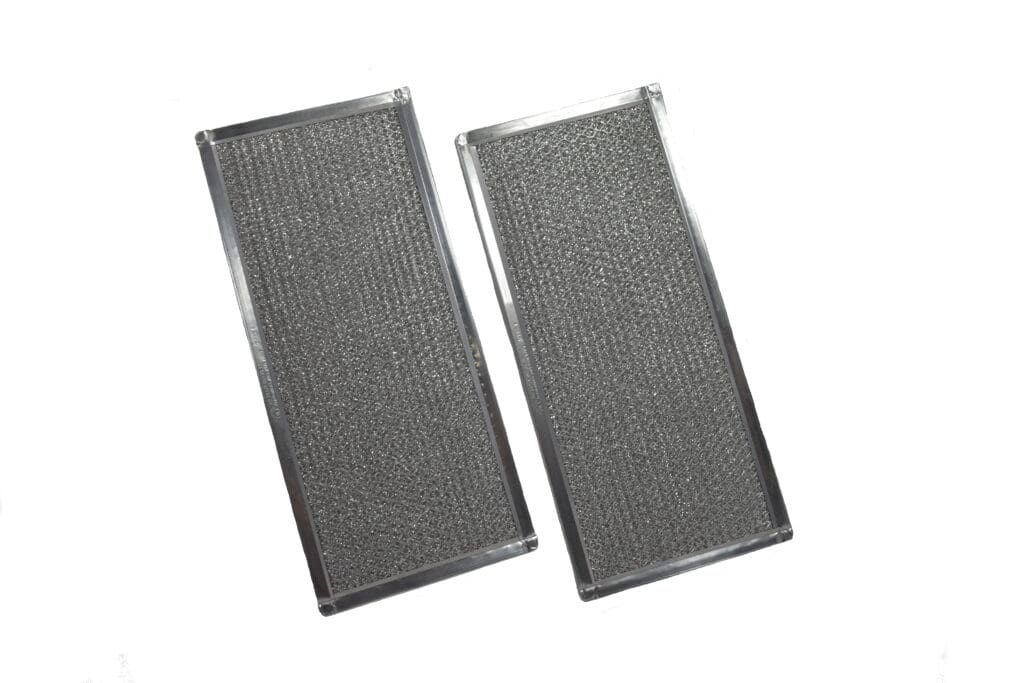 2 Pack Aluminum Mesh Grease Microwave Oven Filters
