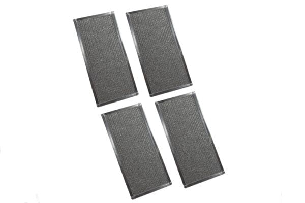 4 Pack Aluminum Mesh Grease Microwave Oven Filters