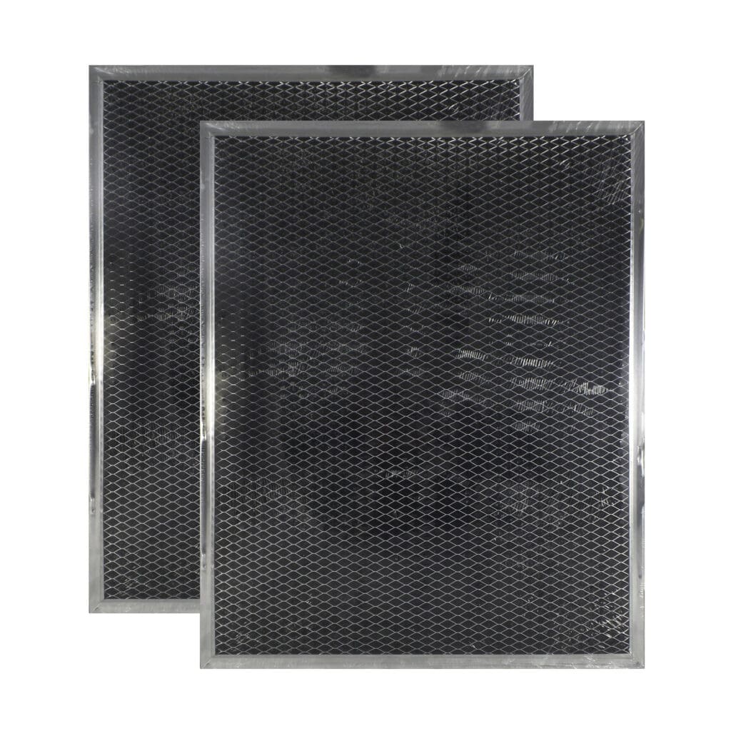2 Pack Charcoal Carbon Range Hood Filters