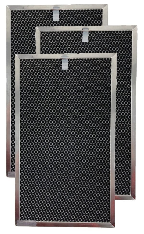 3 Pack Charcoal Carbon Range Hood Filters