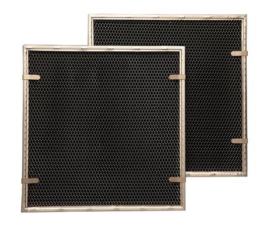 (2 Pack) Charcoal Carbon Range Hood Filters With Spring Clips